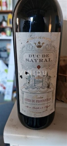 Південний Захід Не вказано Duc de Sayral 2001