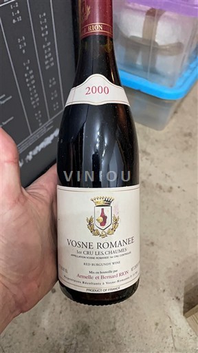 Burgundy Not Specified Premier Cru Armelle & Bernard Rion 1er Cru Les Chaumes 2000