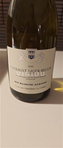 Bourgogne Bourgogne Aligoté Thibault Liger-Belair Clos des Perrières La Combe 2022