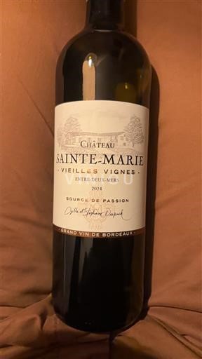 Bordeaux Entre-Deux-Mers Château Sainte-Marie Vieilles Vignes 2021