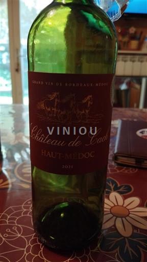 Bordéus Haut-Médoc Château de Cach 2021
