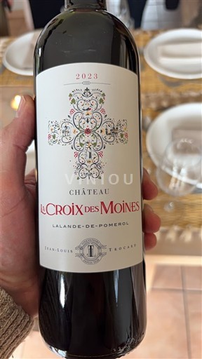 Bordoja Lalande-de-pomerol Château La Croix des Moines 2023