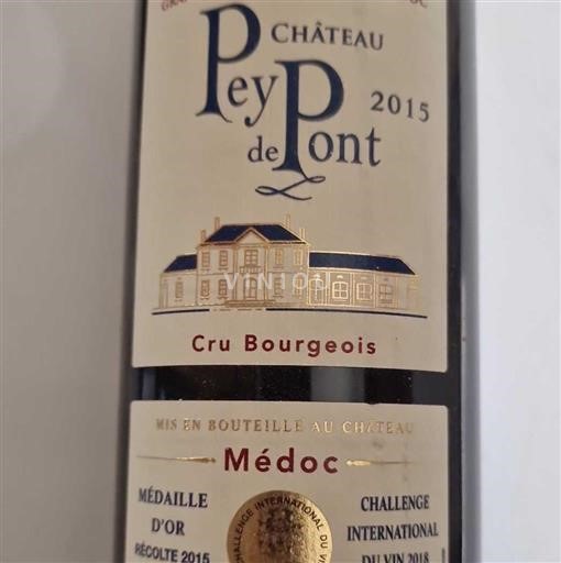 Bordeaux Médoc Cru Bourgeois Château Pey de Pont 2015