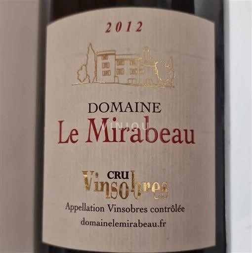 Valle del Rodano Vinsobres Domaine Le Mirabeau 2012