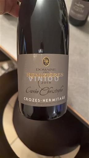 Rhône Valley Crozes-Hermitage Domaine S Remizières Christophe 2018