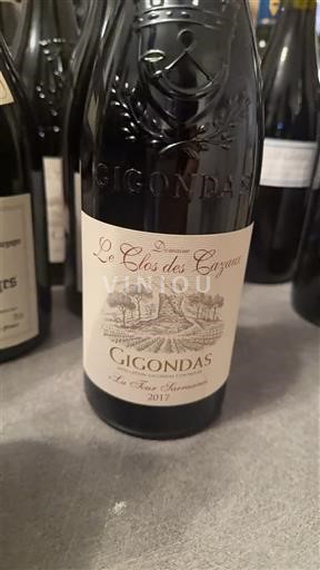 Rona dolina Gigondas Domaine Le Clos des Cazaux La Tour Sarrazine 2017