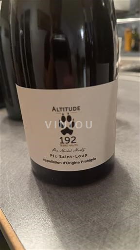 Langvedok Pic-saint-loup Mas Michel Montagut Altitude 192 2020