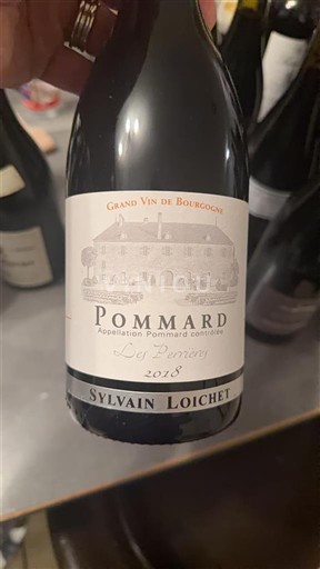 Burgundi Pommard Sylvain Loichet Les Perrières 2018