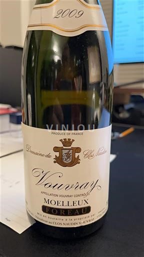 Loirevallei Vouvray Domaine Clos Naudin 2009