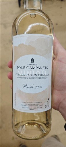 Provence Coteaux-d'aix-en-provence Domaine Tour Campanets 2023