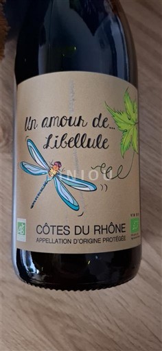 Rhônen laakso Côtes-du-rhône Un amour de Libellule Ei vuosikertaa
