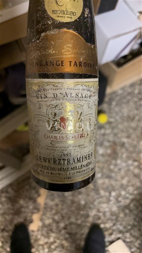 Alsacia Vendanges Tardives Charles Schléret du 3ème Millénaire 1997