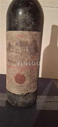 Burdeos Bordeaux superior Château Recougne 1989