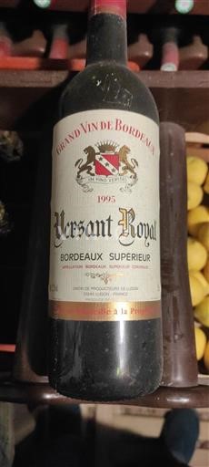 Bordeaux Bordeaux supérieur Versant Royal 1995