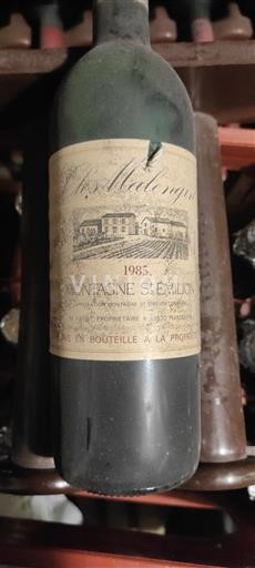 Bordeaux Montagne-saint-émilion Château Malengin 1985