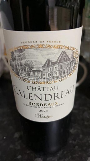 Burdeos Bordeaux Château Calendreau Prestige 2023