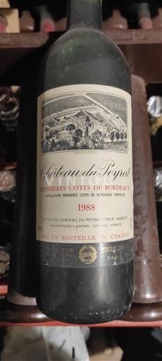 Burdeos Primeras Colinas de Burdeos Château Peyrat 1988
