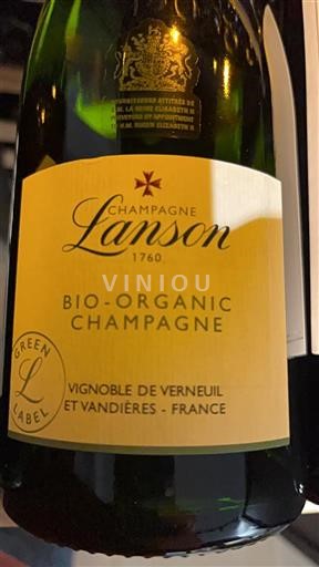 Champagne Lanson Green Label Bio-Organic Non Millésimé