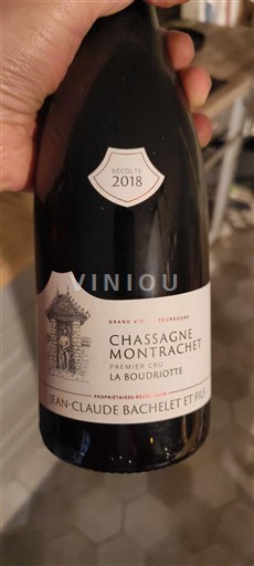 Burgund Chassagne-Montrachet Premier Cru Jean-Claude Bachelet et Fils La Boudriotte 2018