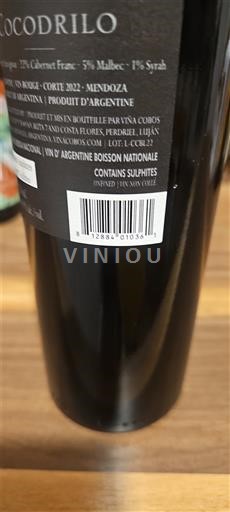 Mendoza Vina Cobos Cocodrilo 2022