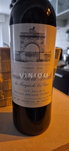 Bordeaux Saint-Julien Grand Cru Château Léoville-Las Cases Grand Vin de Léoville du Marquis de Las Cases 1994