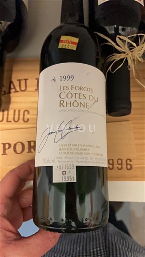 Vallée du Rhône Côtes-du-rhône Jean-Luc Colombo Les Forots 1999