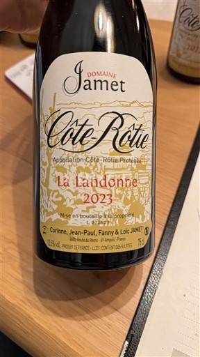 Rhône Valley Côte-Rôtie Domaine Jamet La Landonne 2023