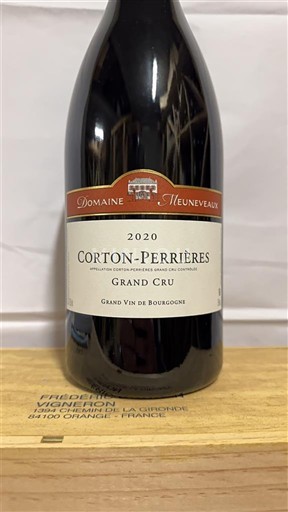 Bourgogne Corton Grand Cru Domaine Meuneveaux 2020