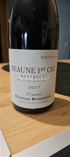 Borgoña No especificado Premier Cru Domaine Nicolas Rossignol Reversées 2017