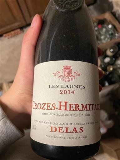 Thung lũng Rhône Crozes-hermitage Delas Les Launes 2014