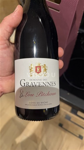 Valle del Ródano Côtes del Ródano Domaine S Gravennes Lou Pitchoun Sin añada