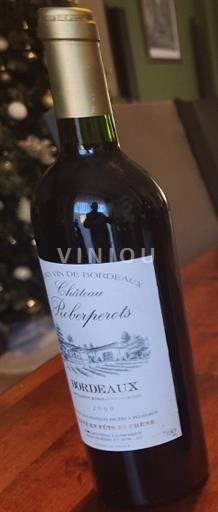 Bordéus Château Robeports 2000
