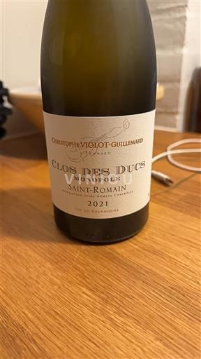 Bourgogne Saint-Romain Christophe Violot-Guillemard Clos des Ducs Monopole 2021