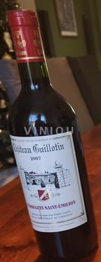 Bordeaux Montagne-saint-émilion Château Guillotin 2007