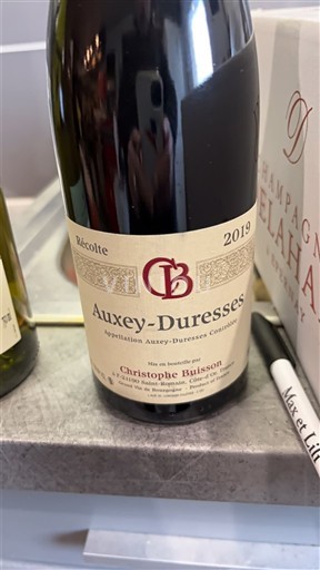 Burgundy Auxey-Duresses Christophe Buisson 2019