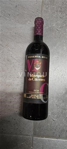 La Rioja Rioja Marqués de Cáceres Reserva 2010