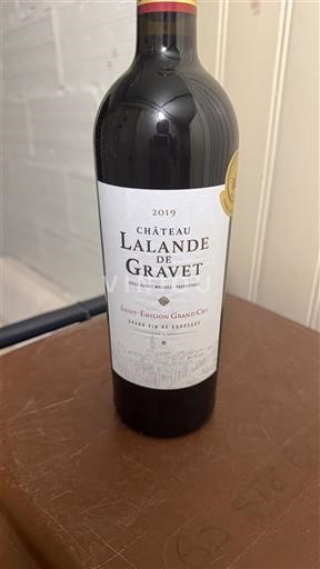 Bordoja Saint-Émilion Grand Cru Grand Cru Château Lalande de Gravet 2019