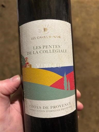 Provenza Côtes-de-Provence Les Caves d'Azur Les Pentes de la Collégiale 2024