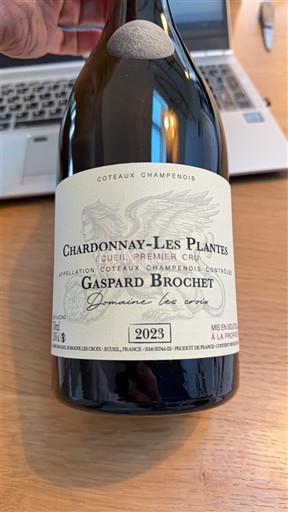 Šampanja Coteaux Champenois Premier Cru Gaspard Brochet Chardonnay-Les Plantes 2023