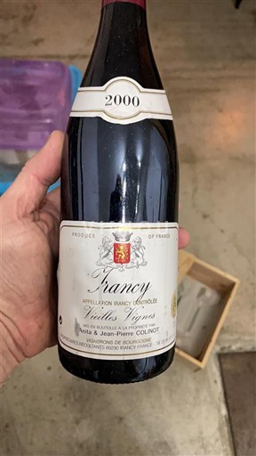 Bourgogne Irancy Jean-Pierre Colinot Vieilles Vignes 2000