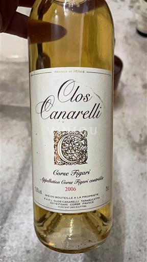 Corse Không được chỉ định Clos Canarelli 2006