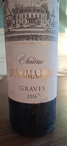 Bordeaux Graves Château Armajean 2016