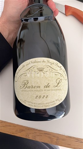 Vinuri Blanc sec Baron de L Château Nozet 2022 Franța Valea Loarei Pouilly-fumé AOC