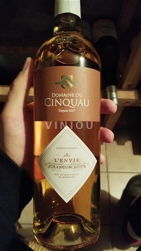 Sudoeste Jurançon Domaine Cinquau L'Envie 2016