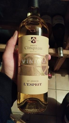 Sudoeste Jurançon Domaine Cinquau L'Esprit 2020