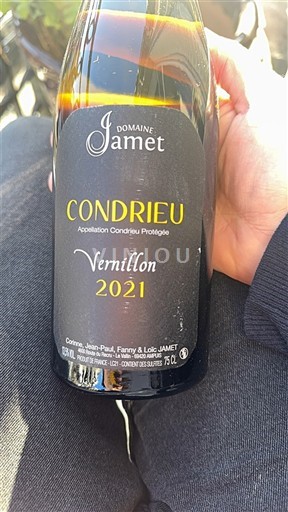 Thung lũng Rhône Condrieu Domaine Jamet Vermillon 2021