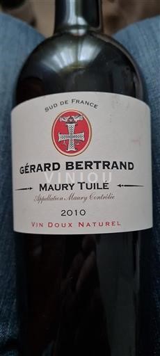 Roussillon Maury Gérard Bertrand Maury Tuilé 2010