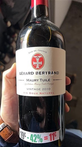 Roussillon Maury Gérard Bertrand Maury Tuilé 2010