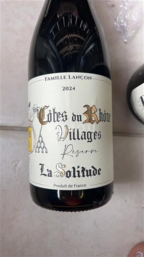 Rhônevallei Côtes-du-rhône-villages Domaine La Solitude Réserve 2024