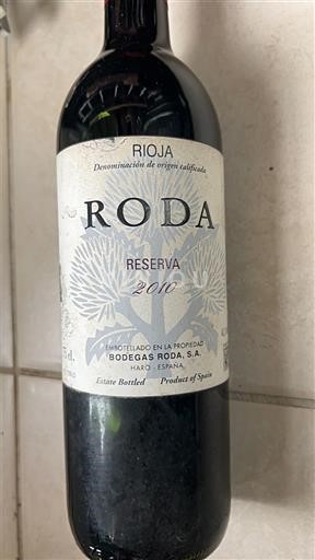 La Rioja Rioja Bodegas Roda Reserva 2010
